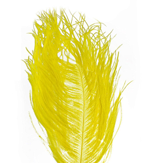 WAPSI Перья страуса Ostrich Herl YELLOW
