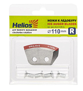 Ножи для ледобура HELIOS 110R правое вращение, полукруглые NLH-110R.SL