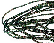 Sybai Плетеный шнур Pearl SolidRib 1мм, Black Peacock