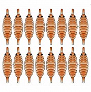 Zima&лето Спинки для имитации Гаммаруса №10, коричневый (16шт)