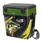 Зимний рыболовный ящик ZANDER (19л) хаки Helios 