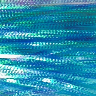 Ловитва Волокна синтетические плоские рифленые Flashabou BLUE