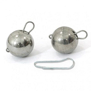 FLY-FISHING Вольфрамовая чебурашка разборная  2.0 g (5 шт) SILVER