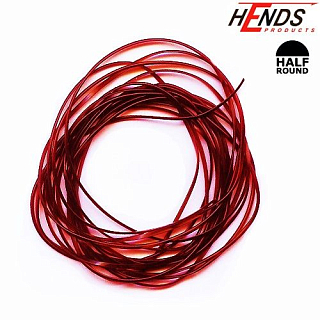  Материал для тела HENDS Products Body Glass - half round Deep Red #93