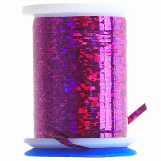 VEEVUS Голографический люрекс Holographic Tinsel LARGE 11 m HOLO FUCHSIA