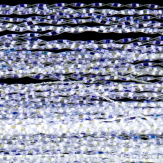 Akara Люрекс крученый QX-67 Pearl White Blue