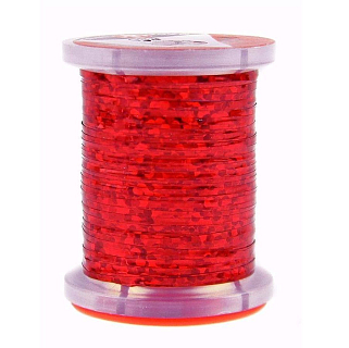 UTC Плоский люрекс Holographic Flat Tinsel Medium 1/32 RED