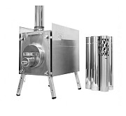 Печь "Экономка Б" Берег съемные экраны