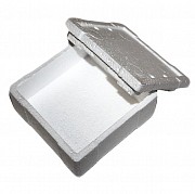 Коробка под наживку пенопластовая 10х10см