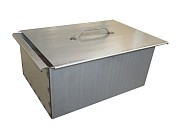 Коптильня двухярусная с поддоном для сбора жира 380х280х170 Тонар (сталь 1,5 мм) К-003