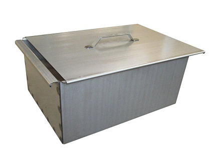 Коптильня двухярусная с поддоном для сбора жира 380х280х170 Тонар (сталь 1,5 мм) К-003