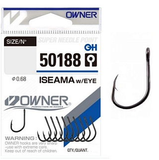 Одинарный крючок OWNER 50188-06, 8шт