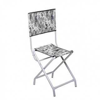 Стульчик рыболова со спинкой КМФ цифра СР-400С Helios