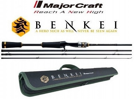Удилище кастинговое четырехчастное Major Craft Benkei BIC-664MH 7-28g