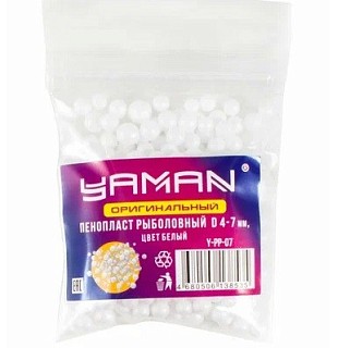Пенопласт рыболовный Yaman белый