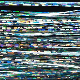 FLY-FISHING Волокна синтетические плоские Holographic Flashabou 1/69" SILVER