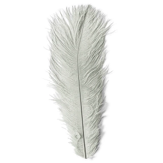 ORVIS Перо страуса Ostrich Herl GREY