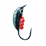 Мормышка W Spider Рижский банан с ушком краш. с икрой 2,5 мм 0,37 гр. 153I 