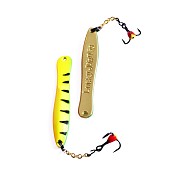 Блесна вертикал. зим. Lucky John WALLE с цеп. и кр. 50мм TIGER блистер