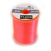 FLYFISHER Монтажная нить 8/0 180м FL PINK