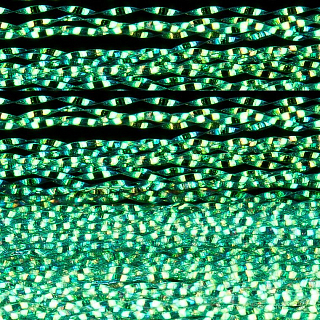 HENDS Синтетическое волокно Krystal Flash Green #20