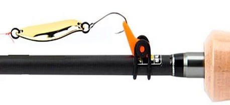 Держатель крючка на бланк удилища "FISH SEASON" ЖЕЛТЫЙ