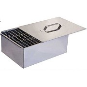 Коптильня 2-х яр. сталь с поддоном 58х38х22см
