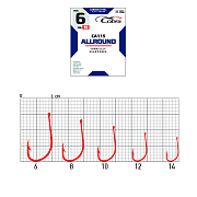 Крючки Cobra ALLROUND сер. CA115 разм.008 10шт.