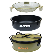 Комплект для замешивания прикормки ОЛТА (ведро EVA с крышкой, тазик, сито 4мм) 38х12см