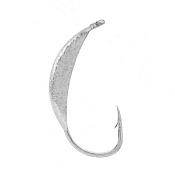 Мормышка W Spider Супер банан с ушком 4,0 мм 0,85 гр. Sil