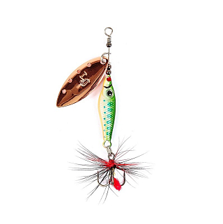 Блесна вращ. Lucky John TRIAN BLADE LONG 9 гр цвет 005