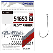 Одинарный крючок OWNER 51653-08, 11шт