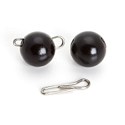 FLY-FISHING Вольфрамовая чебурашка разборная  2.0 g (5 шт) BLACK 