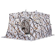 Палатка-куб для зимней рыбалки HIGASHI DOUBLE WINTER CAMO PYRAMID PRO Z