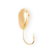 Мормышка W Spider Капля с отверст. спорт. утяж. 3,6 мм 0,78 гр. Go c 3 полосками