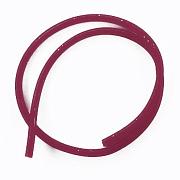 Черная речка Кембрик силикон. с блестками (2мм*0,5мм*200мм) свекольный 6940 73