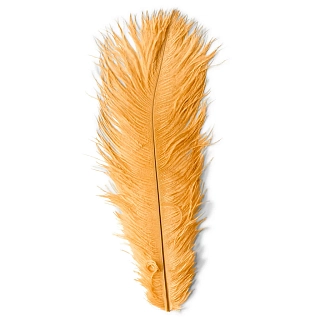 ORVIS Перо страуса Ostrich Herl ORANGE