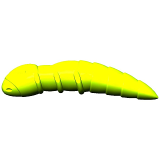 Силиконовая приманка Trix TroutMania DOLLY 0,9" цвет 012 Lemon (Cheese) упак.10 шт