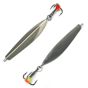 Зимняя блесна MF Ice Маралистик120 37мм подвес нейзильбер