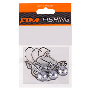 Джиг-головки  AM Fishing  шар  6/0 14g Кр. Owner № 29 (4 шт.) 