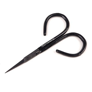 FLY-FISHING Ножницы прямые OPEN LOOP SCISSORS 4"0 BLACK ZF-304