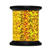 UNI Плоский люрекс UNI-Mylar #12 Holographic Gold 3/64”