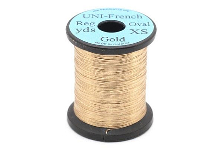 UNI Овальный люрекс UNI-French Oval X-Small Gold