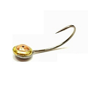 Мормышка паяная Харюзовый глаз, d5, кр. 14, латунь/медь