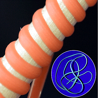 Сибирский Лов Материал для сегментов Poly RIB UV 2 мм (оранжевый)