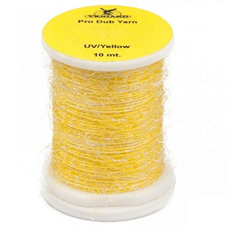 VENIARD Нить с вкраплениями даббинга Pro Dub yarn UV Yellow