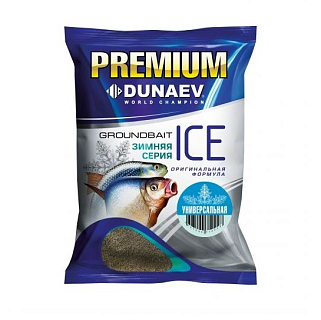 Зимняя прикормка "DUNAEV ICE-PREMIUM" 0,9кг Универсальная