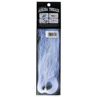 TOHO Крученый люрекс Aurora Threads Twist Type (40см) #3419 V-White