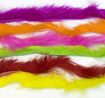 HARELINE Полоски меха кролика Rabbit Strip COMBO BRIGHT COLORS