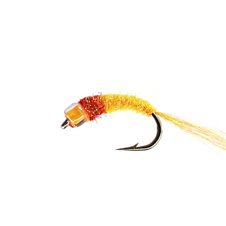 Мушка Омулевая Шерсть с бисером кр. №12 Дикая речка